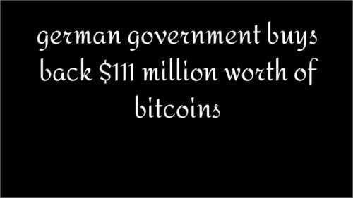 german government buys back $111 million worth of bitcoins