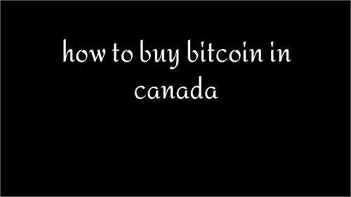 how to buy bitcoin in canada