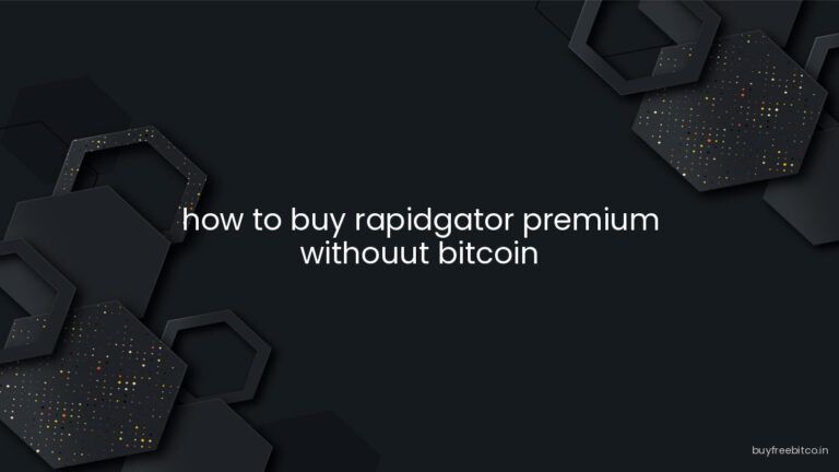 how to buy rapidgator premium withouut bitcoin