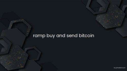 ramp buy and send bitcoin