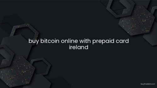 buy bitcoin online with prepaid card ireland