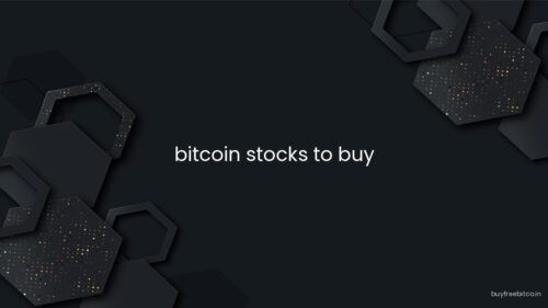 bitcoin stocks to buy