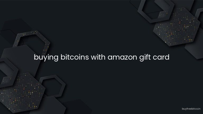 buying bitcoins with amazon gift card