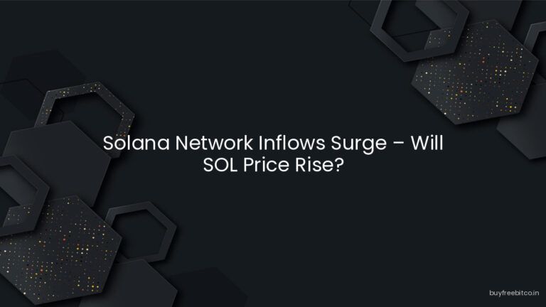 Solana Network Inflows Surge – Will SOL Price Rise?