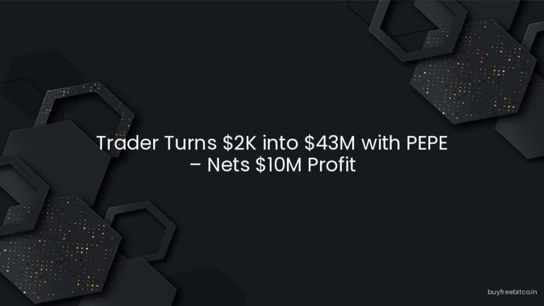 Trader Turns $2K into $43M with PEPE – Nets $10M Profit