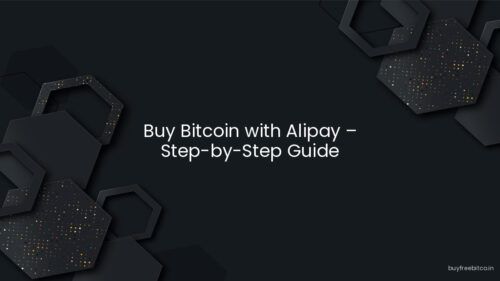 Buy Bitcoin with Alipay – Step-by-Step Guide
