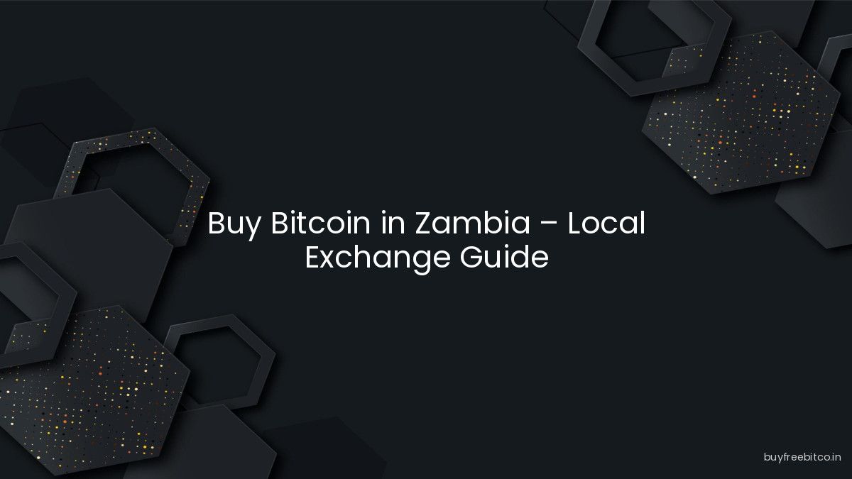 Buy Bitcoin in Zambia – Local Exchange Guide