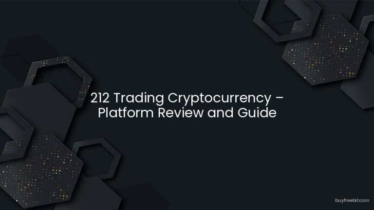 212 Trading Cryptocurrency – Platform Review and Guide