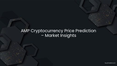 AMP Cryptocurrency Price Prediction – Market Insights