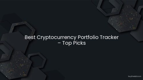 Best Cryptocurrency Portfolio Tracker – Top Picks