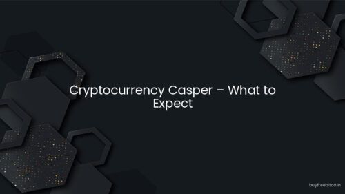 Cryptocurrency Casper – What to Expect