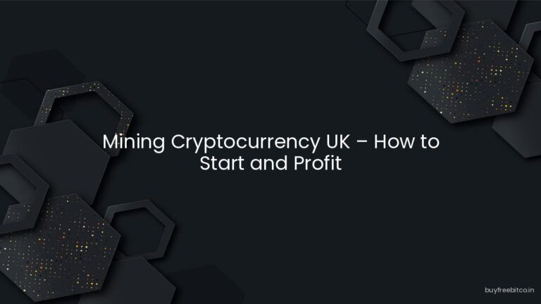 Mining Cryptocurrency UK – How to Start and Profit