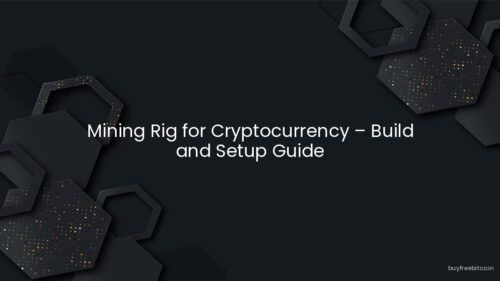 Mining Rig for Cryptocurrency – Build and Setup Guide