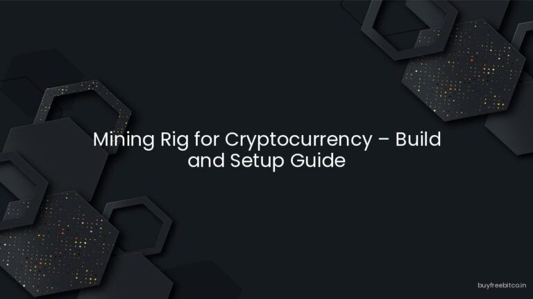 Mining Rig for Cryptocurrency – Build and Setup Guide