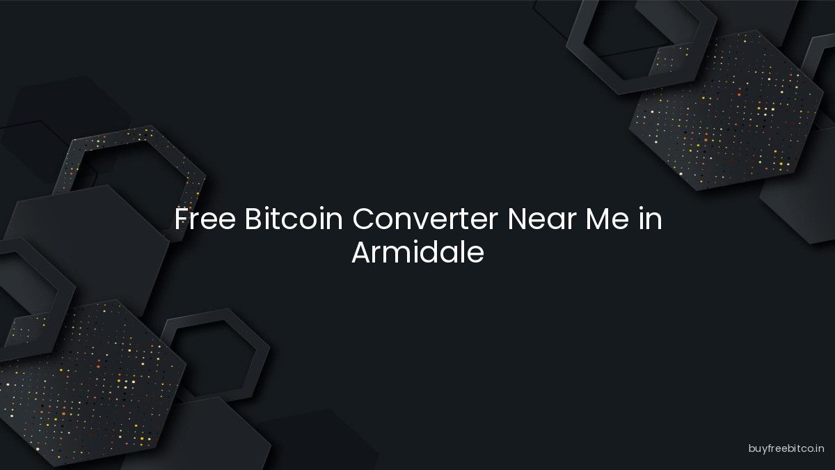 Free Bitcoin Converter Near Me in Armidale